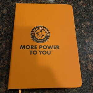 Arm & Hammer Orange Lined 5' x" 7" Notebook Journal Diary - BRAND NEW, UNUSED